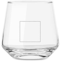 Vaso para licores con posavasos madera | BACK LASER | 30 x 30