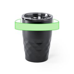Vaso Térmico 350ml Aislamiento Cobre 24h Frío | Parte lisa superior del vaso | 220 x 30