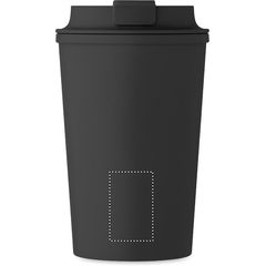 Vaso con tapa 350 ml | Frontal Inferior | 25 x 40