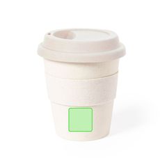 Vaso PP Tapa y Protección 350ml | Centrado en la parte inferior | 25 x 25