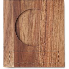 Vaso para licores con posavasos madera | COASTER | 80 x 20