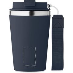 Vaso de viaje con correa | Frontal Inferior | 25 x 40