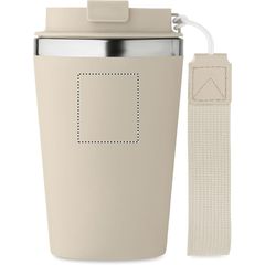 Vaso de viaje con correa | Frontal Superior | 35 x 40