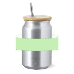 Vaso Aluminio Reciclado 430ml | Alrededor del vaso | 180 x 60