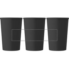 Vaso con tapa 350 ml | Circunferencia | 180 x 45