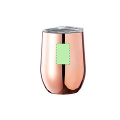 Vaso Térmico Inox con Tapa Dosificadora | Centrado en el frontal | 25 x 40