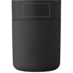 Vaso de PP 330ml con tapa | Frontal | 40 x 20