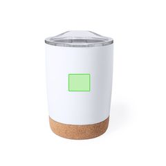 Vaso Térmico Acero Inox y Corcho 380 ml | En el frente | 25 x 20