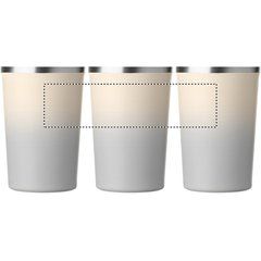 Vaso de acero con doble pared y tapa | Circunferencia | 180 x 45