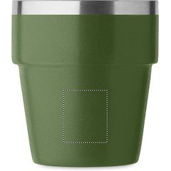 Vaso de Acero Inox 250 ml | Frontal Inferior | 25 x 30