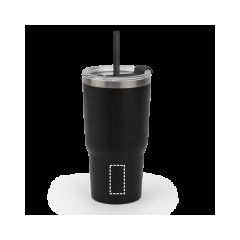Vaso de Acero Inoxidable 600ml | bottom back | 20 x 40