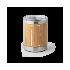 Vaso de acero inoxidable y bambú | Cup | 30 x 70