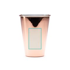 Vaso de acero inoxidable y cobre | ZONA1 | 30 x 50