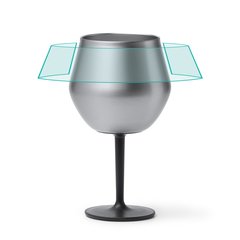 Vaso de acero inoxidable con soporte extraíble | ZONA2 | 250 x 30