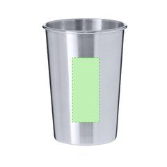 Vaso acero reciclado 350 ml cromado | Area 2 | 25 x 60