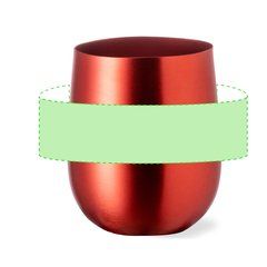 Vaso Aluminio 480ml | Alrededor del vaso | 200 x 40