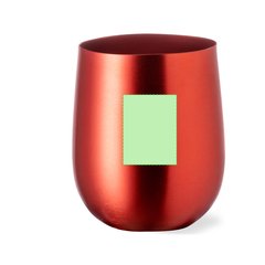 Vaso Aluminio 480ml | En el frontal | 20 x 40
