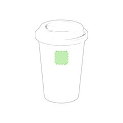Vaso Antibacteriano 450ml con Dosificador | En el frente del vaso | 30 x 30