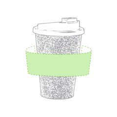 Vaso de corcho ecológico con tapa/dosificador | Alrededor del bidón | 180 x 50