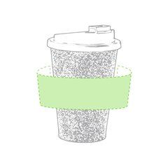 Vaso de corcho ecológico con tapa/dosificador | Alrededor del bidón | 180 x 50