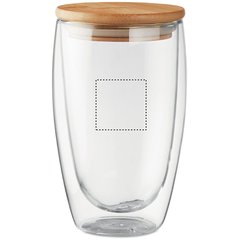 Vaso Cristal Doble Capa 450ml | Frontal | 35 x 35