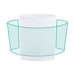 Vaso de cristal especial sublimación | ZONA1 | 190 x 75