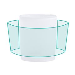 Vaso de cristal especial sublimación | ZONA1 | 190 x 75