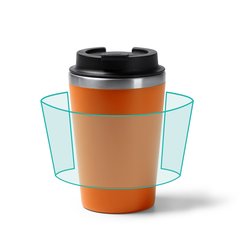 Vaso doble pared con dosificador | ZONA2 | 200 x 70