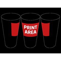 Vaso Eventos Personalizable 480ml | Zona 1 | 180 x 60
