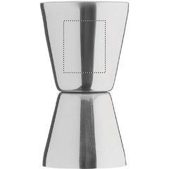 Vaso Medidor Inox Doble 25/40ml | Lado 1 | 20 x 25