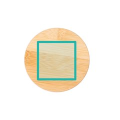 Vaso PP con banda de corcho y tapa de bambú | ZONA2 | 50 x 50