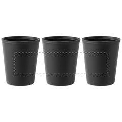 Vaso PP Doble Pared 300ml | Circunferencia | 220 x 50