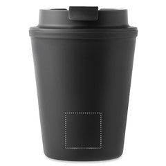 Vaso PP Doble Pared 300ml | Frontal Inferior | 30 x 30