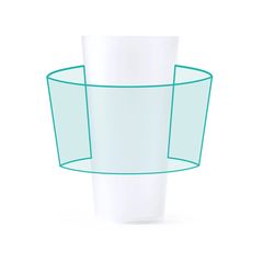 Vaso reutilizable y flexible de 400ml | ZONA1 | 180 x 70