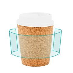 Vaso reutilizable con tapadera | ZONA1 | 180 x 50