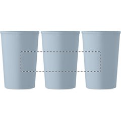 Vaso con tapa 350 ml | Circunferencia | 180 x 45