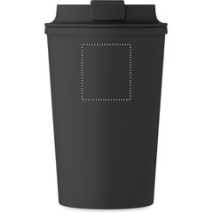 Vaso con tapa 350 ml | Frontal Superior | 35 x 40