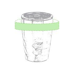 Vaso Térmico 350ml Aislamiento Cobre 24h Frío | Alrededor del vaso | 25 x 25
