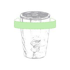 Vaso Térmico 350ml Aislamiento Cobre 24h Frío | Parte lisa superior del vaso | 220 x 30