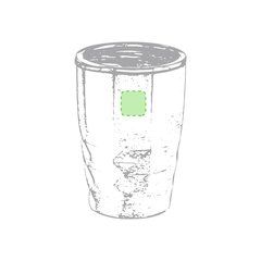 Vaso Térmico 350ml Aislamiento Cobre 24h Frío | Parte lisa superior del vaso | 80 x 30