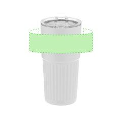 Vaso térmico 500 ml acabado biselado | Area 1 | 180 x 40