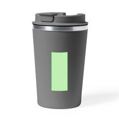 Vaso Térmico Acero Inox con Tapa | En el frontal | 25 x 60
