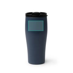 Vaso térmico de acero reciclado con tapa abatible | ZONA1 | 60 x 40