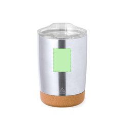 Vaso Térmico Inox 350ml Base Corcho | Area 6 | 30 x 40