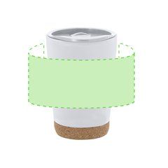 Vaso Térmico de Reciclado con Base de Corcho 260ml | Area 1 | 180 x 60
