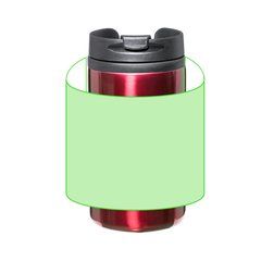 Vaso termo de acero inox. de colores (290 ml) | Alrededor del vaso | 180 x 70