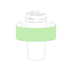 Vaso termo personalizado de acero inox. (310 ml) | Alrededor del vaso | 110 x 45