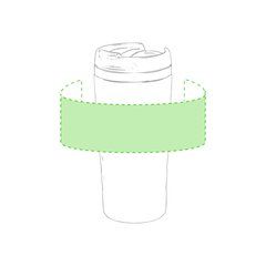 Vaso termo personalizado de acero inox. (310 ml) | Alrededor del vaso | 180 x 45