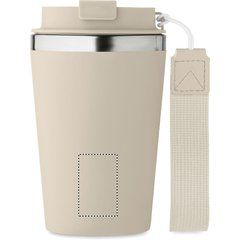 Vaso de viaje con correa | Frontal Inferior | 25 x 40