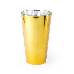 Vaso de cristal de 480ml de capacidad Oro